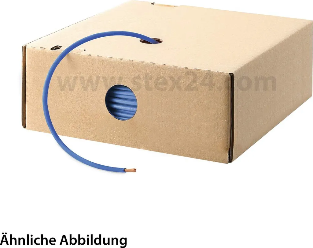 Câble H05V-K 1mm² Bleu 100m idéal pour armoires et circuits de commande - 8