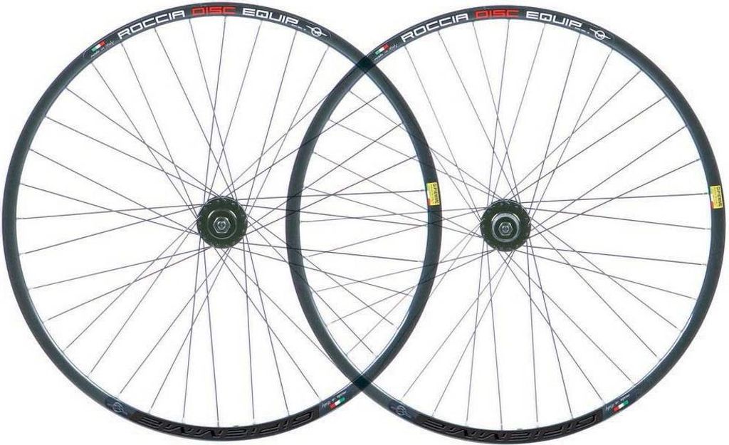 Gipiemme Equipe Roccia 26 ́ ́ Cl Disc Mtb-laufradsatz Schwarz 9 x 100 / 9 x 135 mm / Shimano/Sram HG Schwarz 9 x 100 / 9 x 135 mm