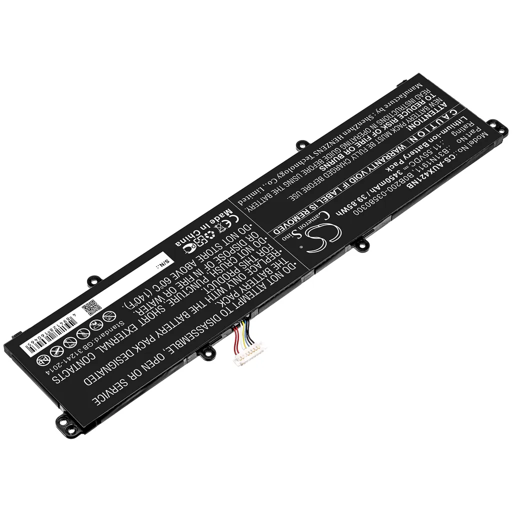 Batterie pour Asus A413FF F413FF K433FA - Haute Capacité TechTek - 2