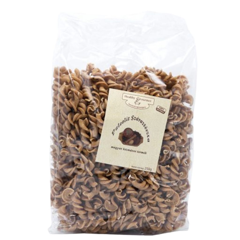 Paleolit Glutenfreie Fusilli (Spiralnudel) aus Goldleinsamenmehl 250 g / glutenfrei / paleo / ohne Zuckerzusatz