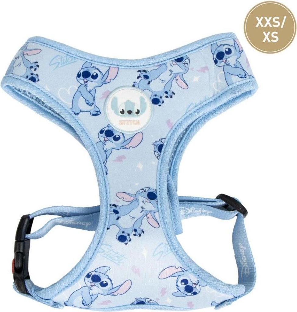 Harnais pour chien Stitch bleu clair XXS/XS Image du produit 