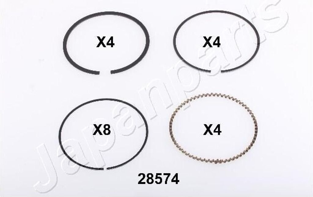 JAPANPARTS Kolbenring RC28574 für TOYOTA COROLLA Liftback (E11) 1,2mm 81mm