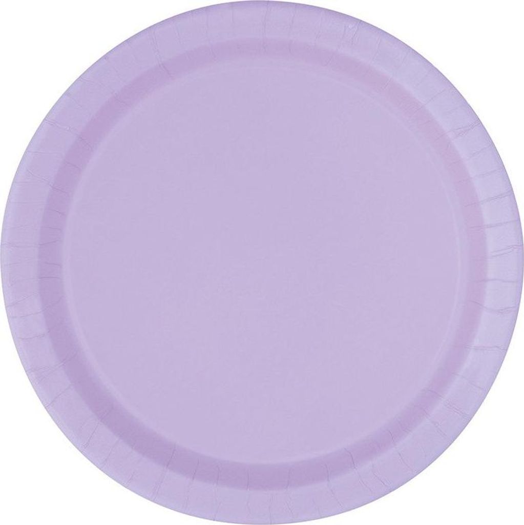 8 Pappteller Vera lavendel 23cm