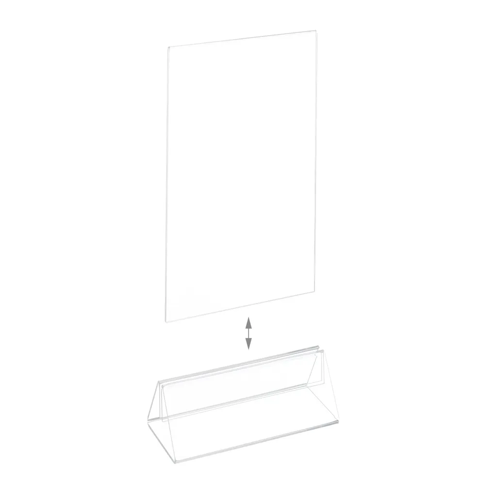 Set 6 Cornici in Acrilico A6 Relaxdays: Portafoto Moderni e Minimal - 2