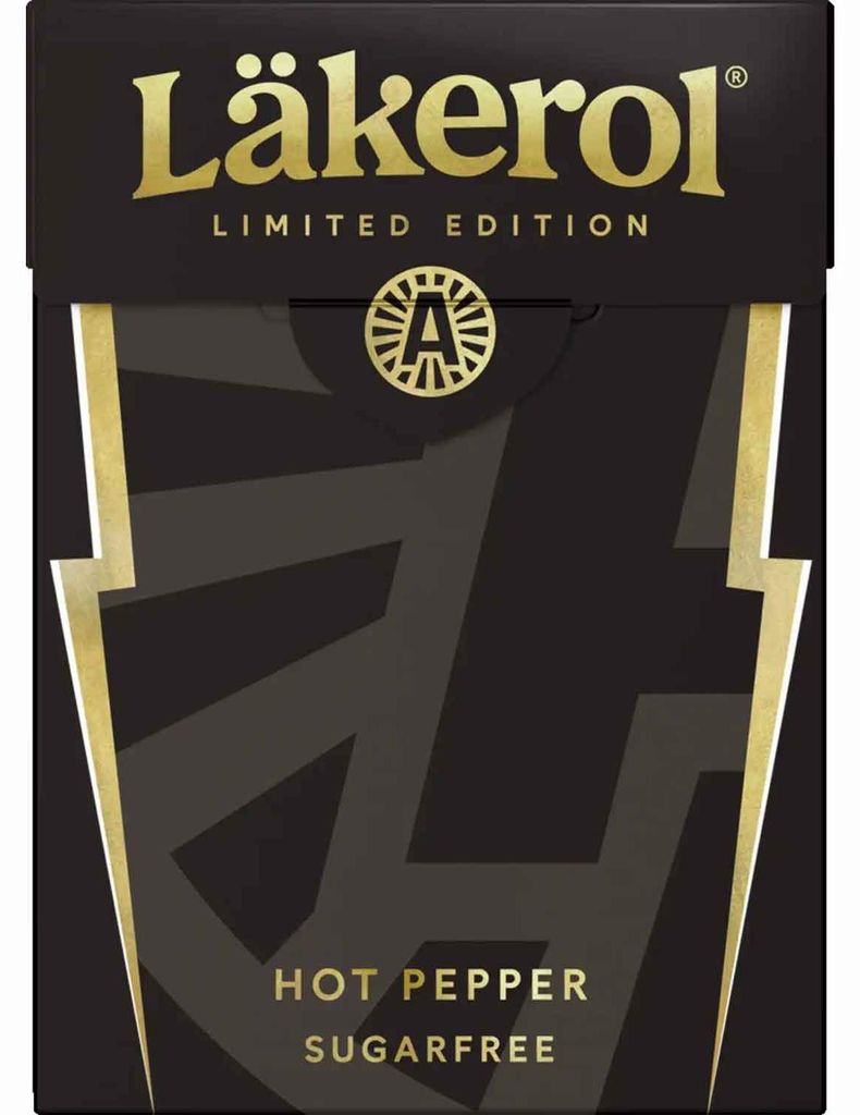 Läkerol Hot Pepper sugarfree Big Pack 75g Produktbild 