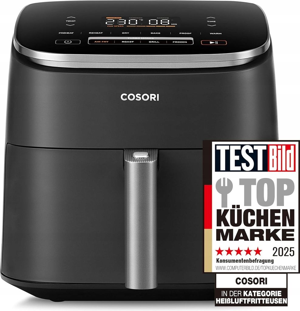 Air Fryer Cosori Turboblaze Airfryer 2024 DC601 9w1 XXL 6l Zdjęcie produktu 