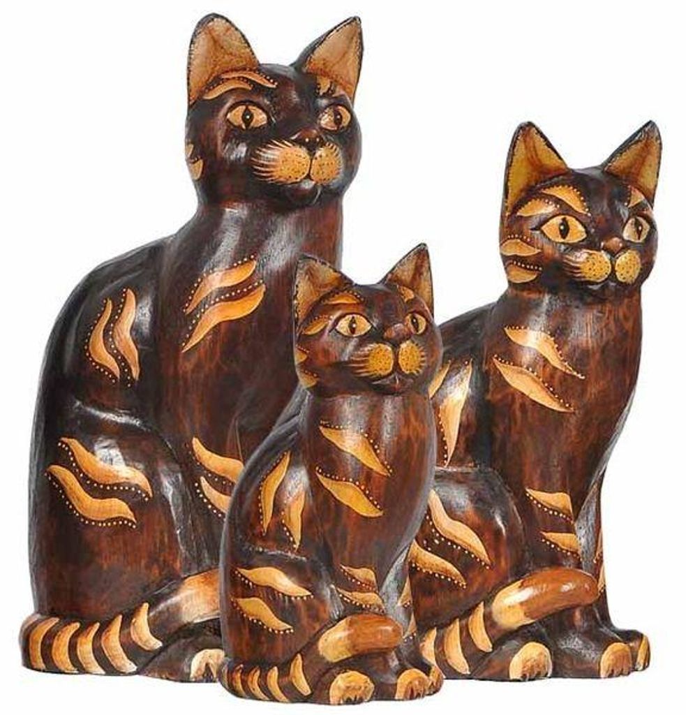 Katze Micki, 20, 25, 30cm, 3-er Set