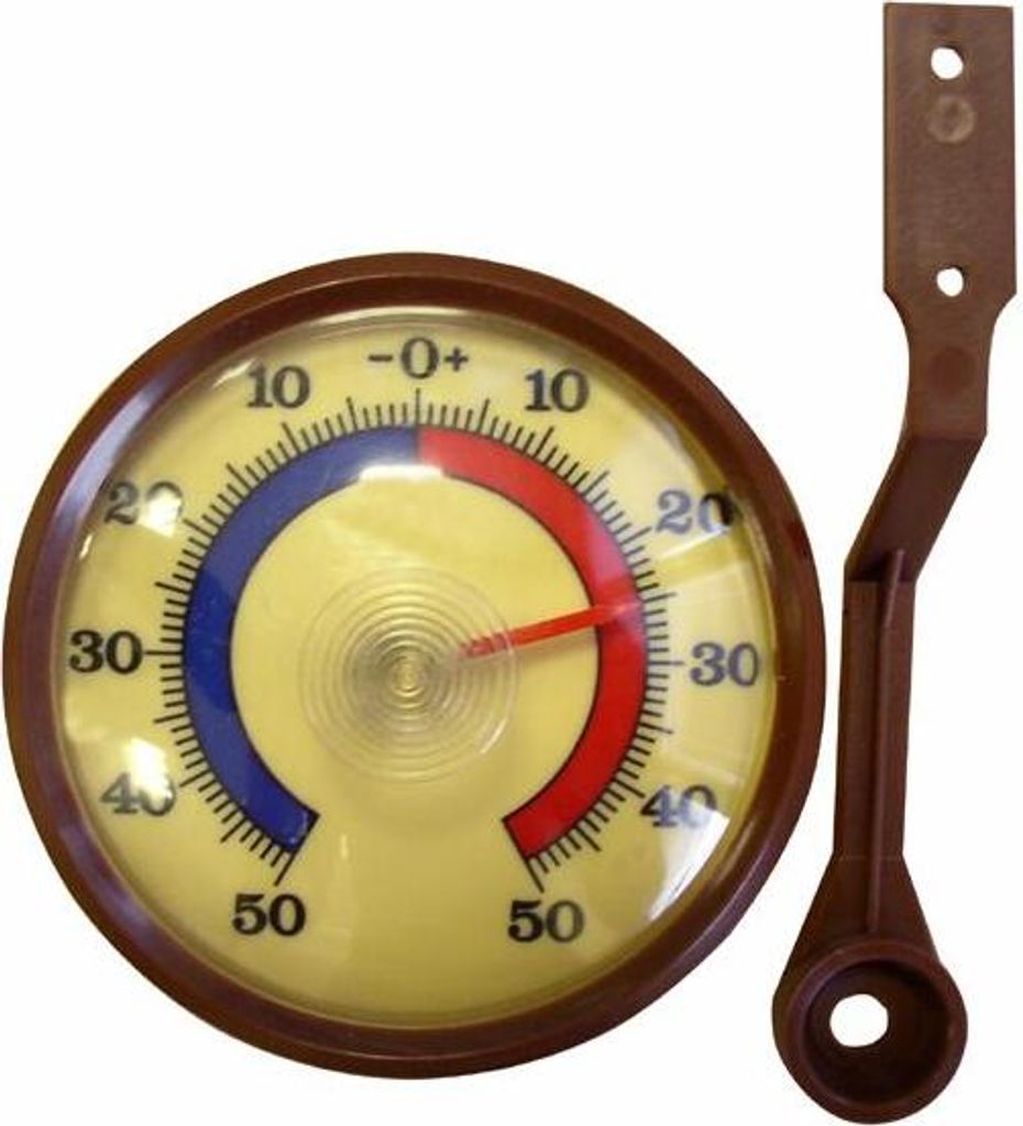 Außenthermometer, - 50 °C bis + 50 °C, 7,1 x 2 cm
