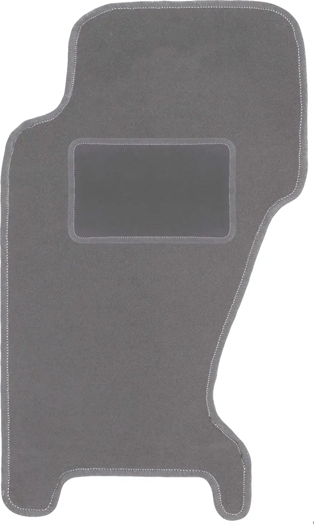 Set 4 Tappetini Tappeti Auto Universali Sportivi Neri Gomma Effetto Metallo