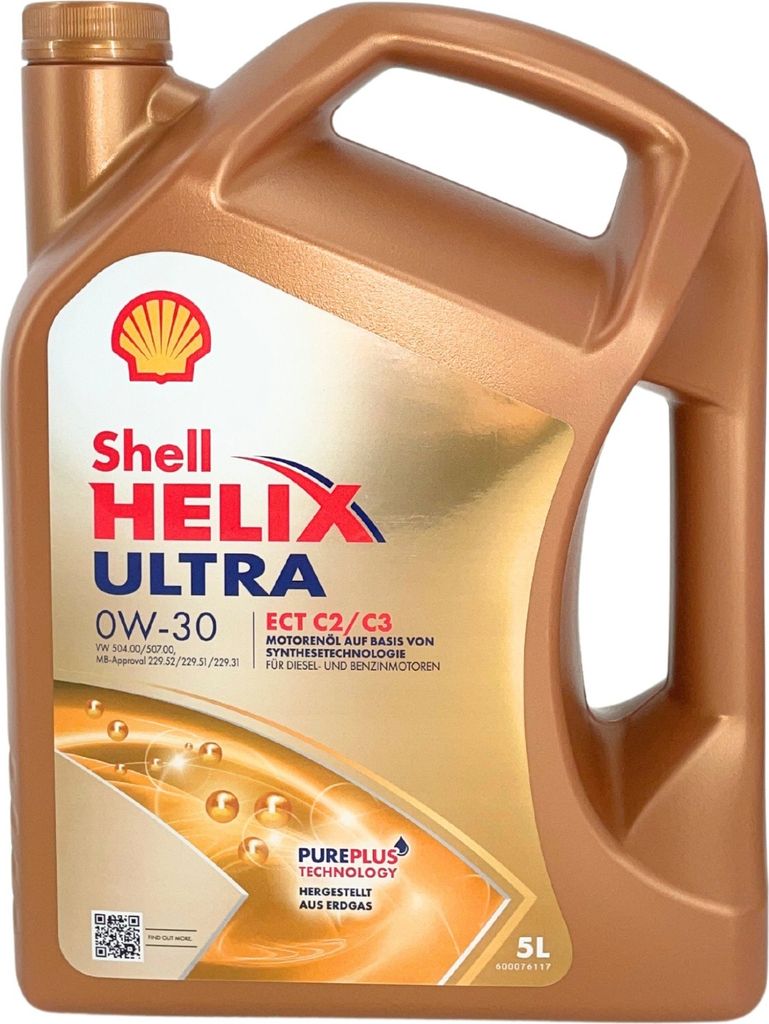 Shell Helix Ultra ECT C2 C3 0W-30 5 Liter + 1 Liter GRATIS Produktbild 3