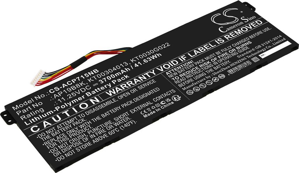 Akku für Acer Chromebook 15/314 / Aspire 3/5/7 und andere, 3700 mAh, Li-Ion