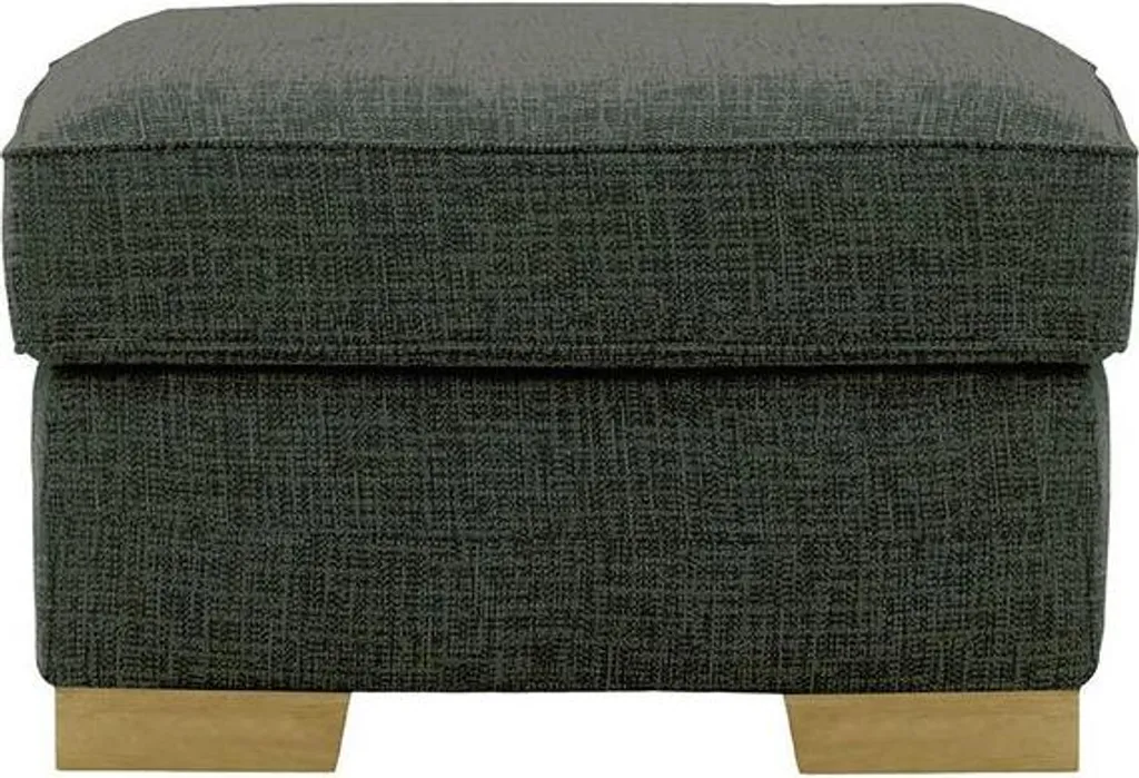 Pouf Avos-Vitolini 097-1731 Wax Black : Repose-pied Élégant Design Noir