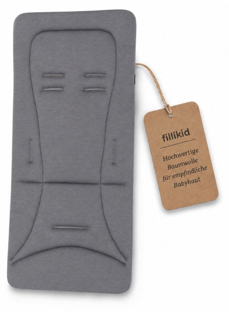 Fillikid Wendeauflage Jersey Exklusiv, Design:Grau Melange Produktbild 