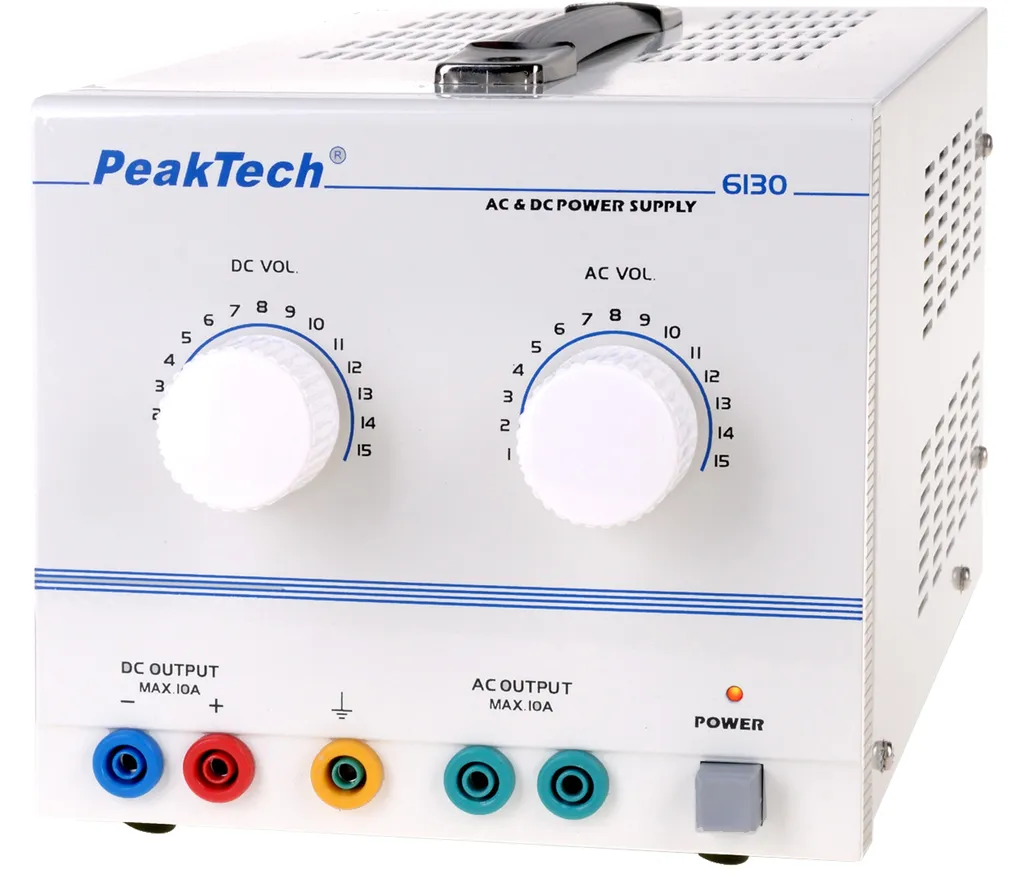 Alimentation AC/DC 1-15V 10A avec Protection Surcharge PeakTech P 6130 - 2