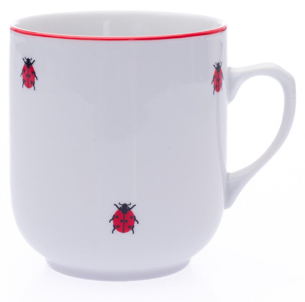 Český porcelán, a.s., Dubí Hrnček Trojka, 300 ml, berušky, Obrázok produktu 
