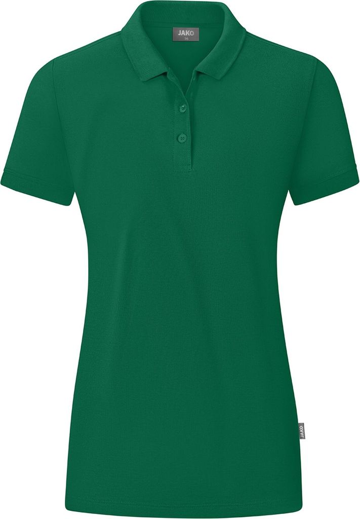 JAKO Damen Polo Organic, Farbe:grün, Größe:46