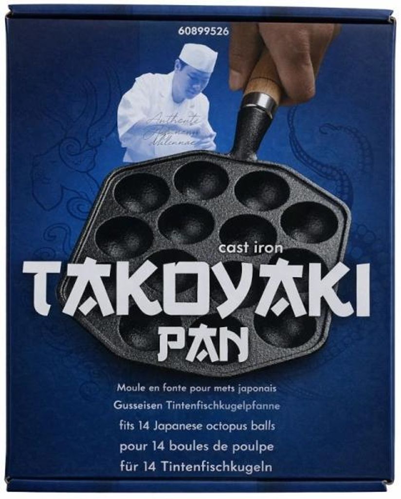 Emro Aziatica | Padella per takoyaki - 14 fori - Ghisa - Immagine del prodotto 