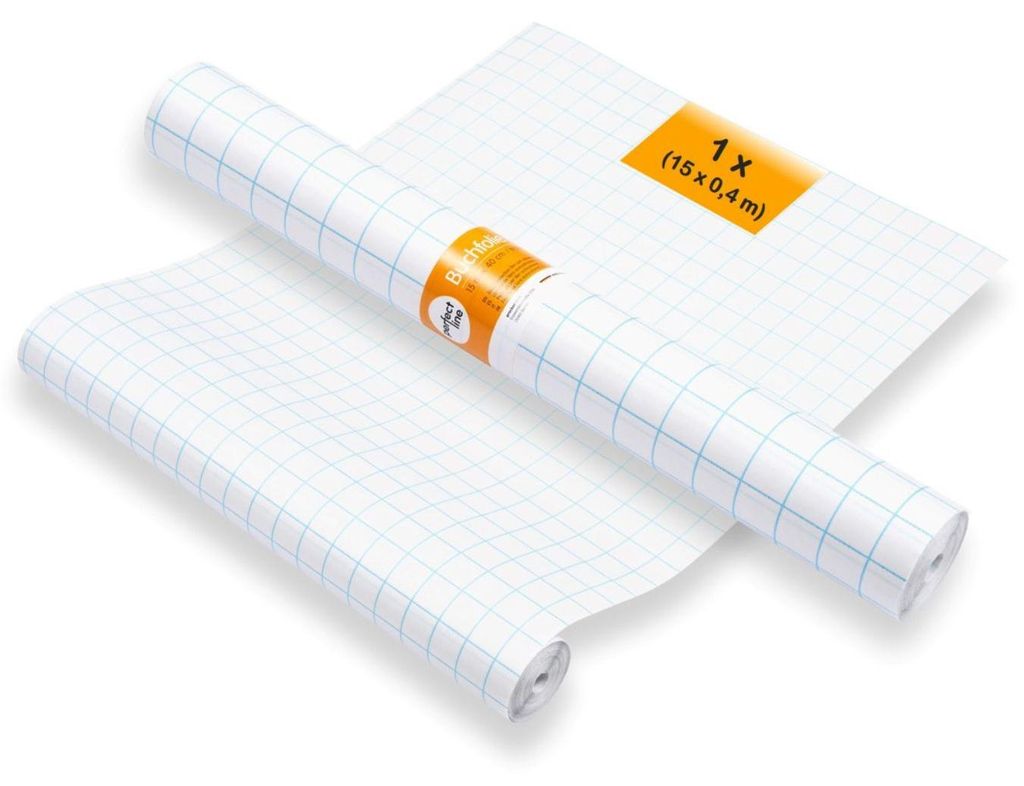 perfect line Buchschutzfolie 15 m x 40 cm selbstklebend Produktbild 