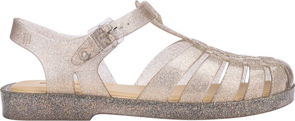 Sandali in gelée effetto lucido Melissa, color argento, Immagine del prodotto 
