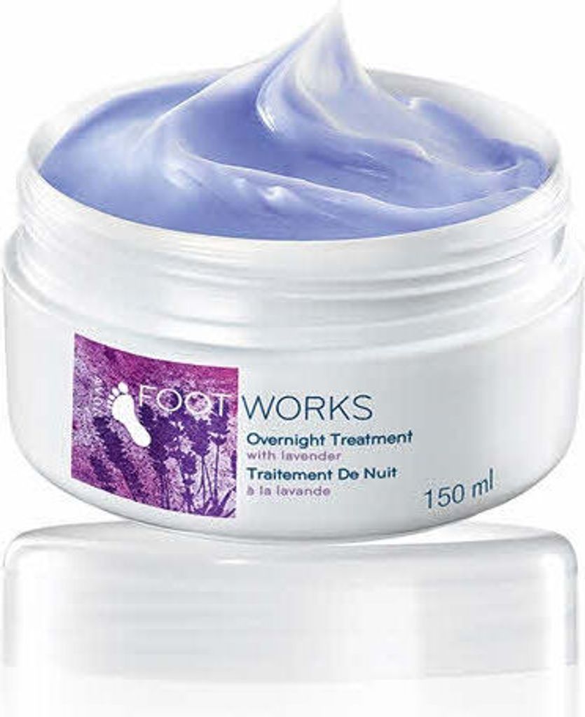 AVON foot works Pflegende Fußcreme für die Nacht Produktbild 1