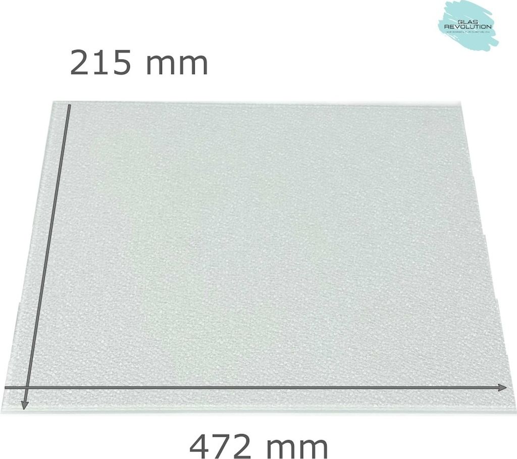 Kühlschrank Einlegeboden - Ornament504 - 4 mm - eckige Ecken - 472 mm x 215 mm - (116,62 EUR / qm - Mindestbfl. 0,25 qm - Kantenb 5,35 EUR / lfm.)