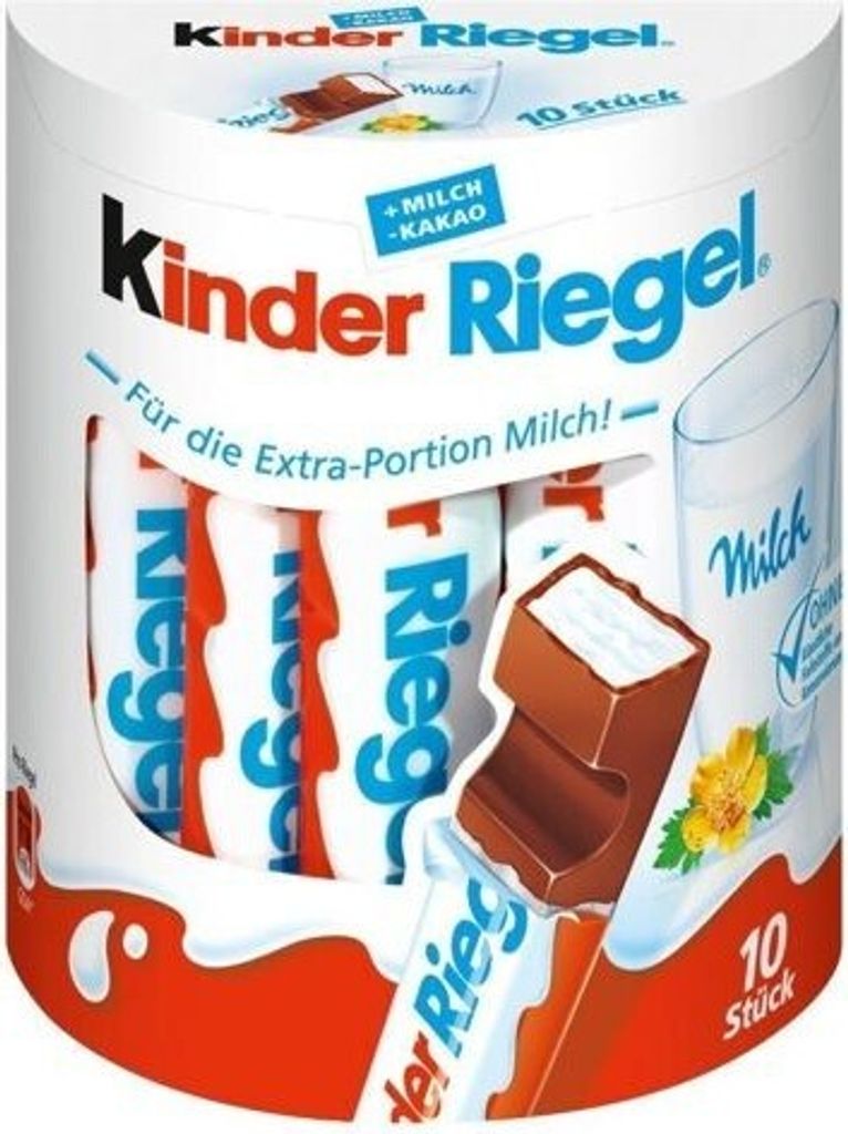 Krabička KinderRiegel - 10 tyčiniek po 21 g Obrázok produktu 10