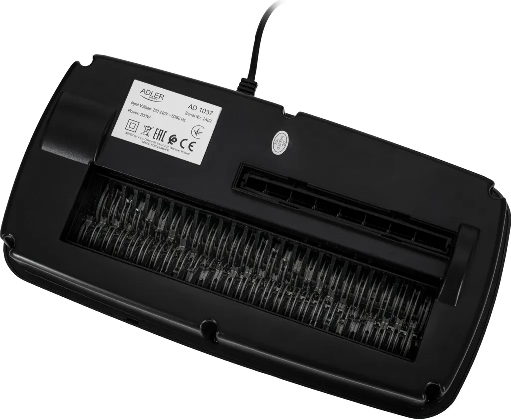 Destructeur de documents noir Adler 200W coupe croisée haute performance - 10