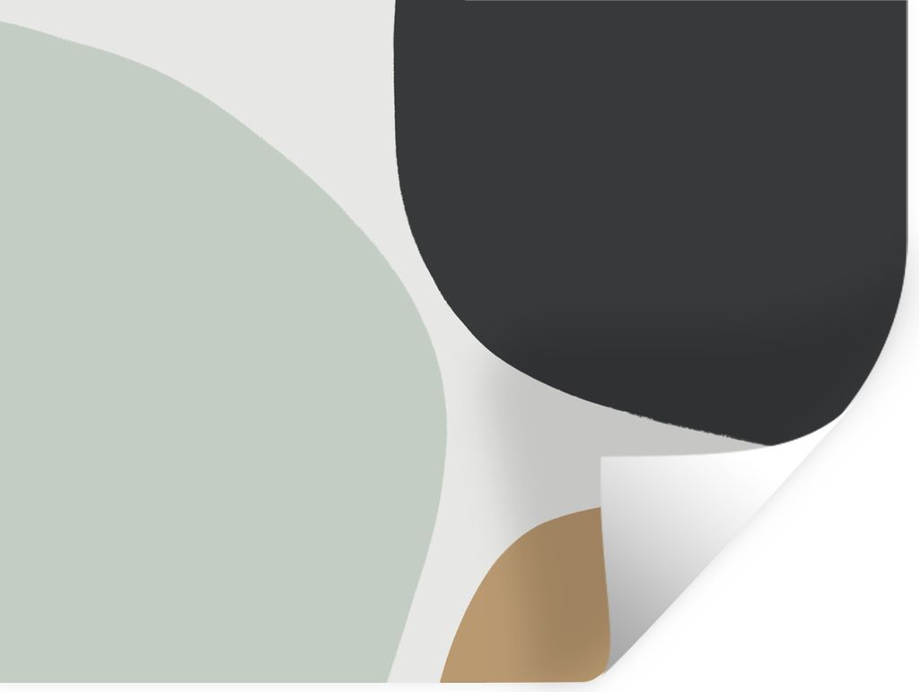 MuchoWow Wandtattoo Wandsticker Wandaufkleber Pastell - Minimalismus - Gestaltung 160x120 cm Selbstklebend und Repositionierbar - Selbstklebend -...