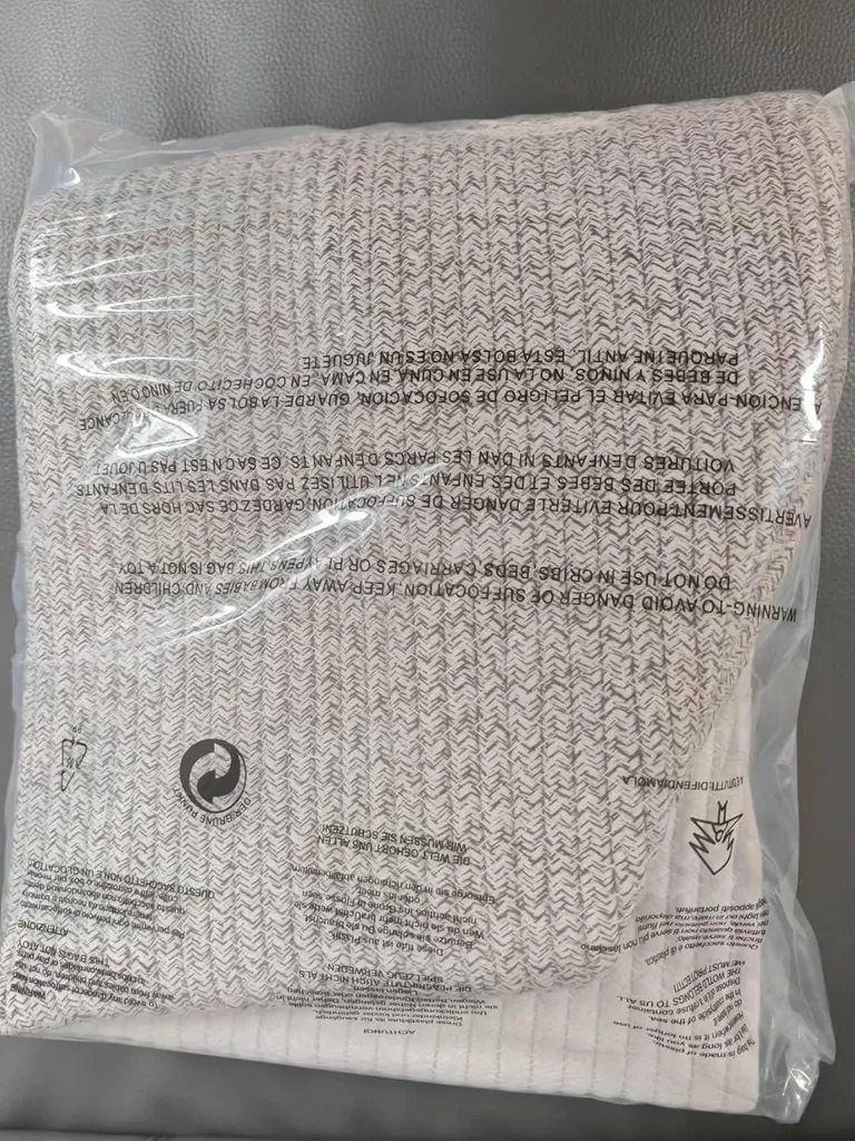 Panier à linge blanc 65L - Bac de rangement avec couvercle hermétique - 2