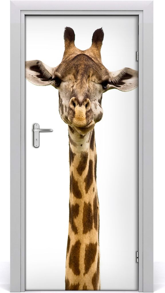 Tulup Türaufkleber 85x205 cm Dekorative Aufkleber Selbstklebend Wasserdichte Tapete Abnehmbar Schlafzimmer Wohnzimmer Wohnkultur - Giraffe Wand