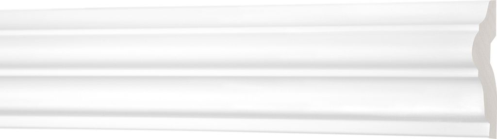2 Meter Flachleiste 50x25mm - Stuckprofil aus Produktbild 