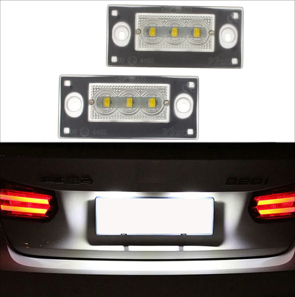 Kit Luci Targa LED Omologate Audi A3 8L A4 B5 8D - Canbus No Error