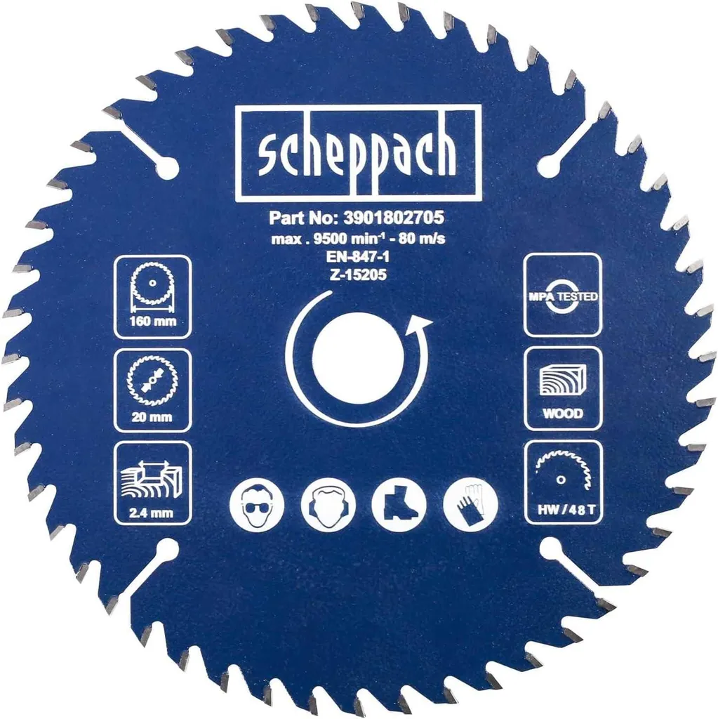 Accessoire scie plongeante PL55 160x20mm pour finitions menuiserie