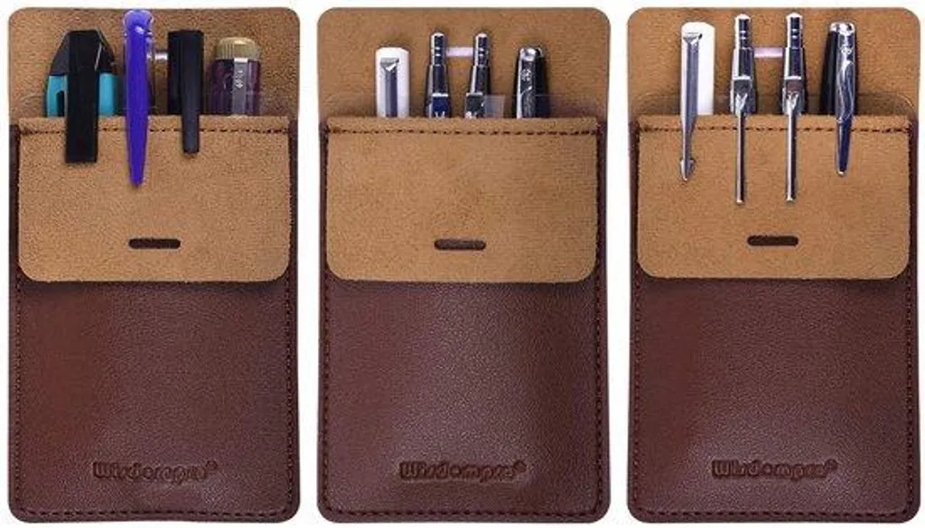 Housse de protection cuir PU pour voyager - Lot de 3 marron pour chemise