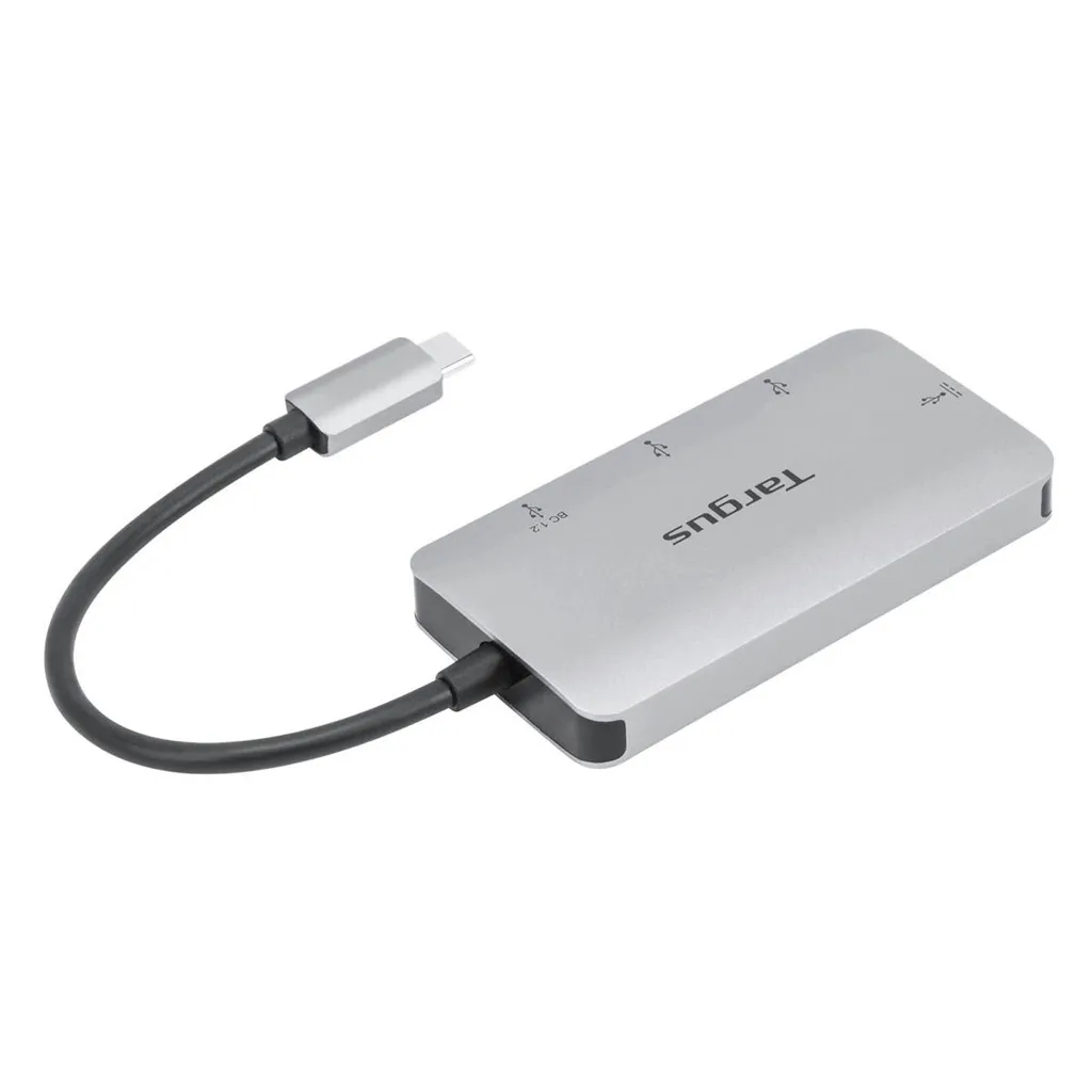Hub USB-C Targus : Solution pour Manque de Ports et Charge PC Simultanée - 6