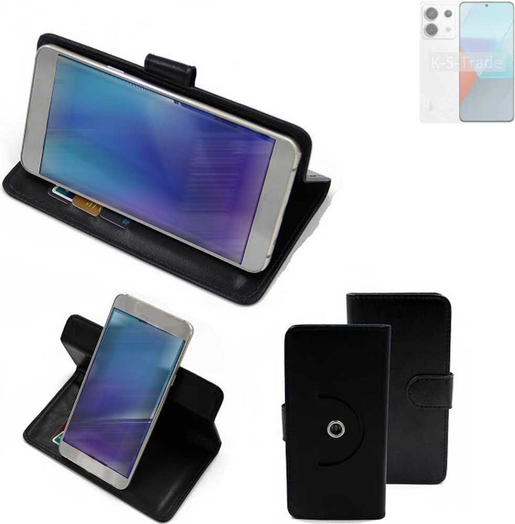 K-S-Trade Case Schutzhülle Handyhülle kompatibel mit Xiaomi Redmi Note 13 Pro Flipcase Smartphone Cover Handy Schutz Tasche Klapphülle Walletcase