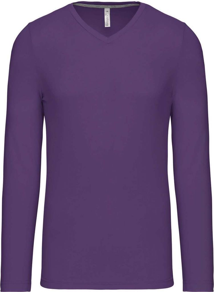 Kariban Herren Langarmshirt Longsleeve Longline T-Shirt Produktbild 