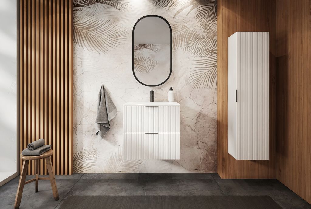Rodan | Koupelnová Skříňka 140 cm - Bílý Mat - 140/57/46 cm Obrázek produktu 3