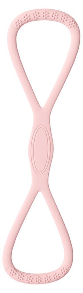 Fitness-Widerstandsband in Form einer Acht – rutschfestes Silikon, 25/35 lbs (ca. 11/16 kg) – für Arm- und Schulterdehnung, Krafttraining, ela...