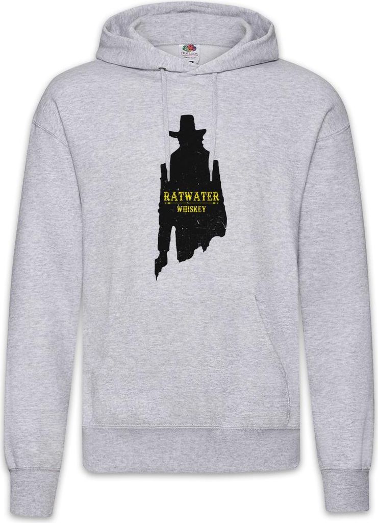 Urban Backwoods Ratwater Whiskey, Herren Hoodie, Farbe: Hellgrau, Größe: L