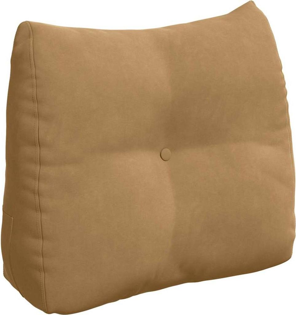 vidaXL Coussin de dossier brun 60 x 24 x 50 cm velours Image du produit 