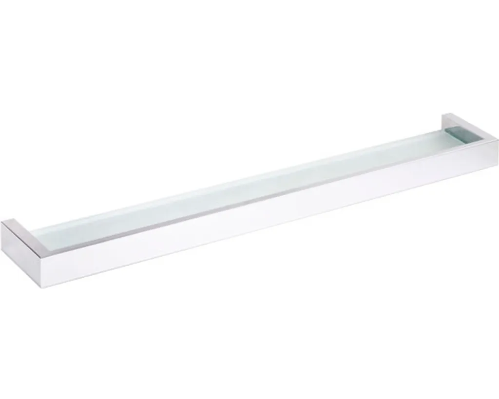 Etagère de douche GAMMA en laiton chromé 60x10x3,6 cm design épuré