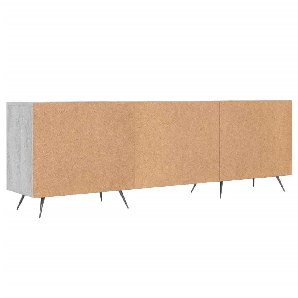 Maison Exclusive Mobile Porta TV 150cm Grigio Sonoma - Arredo Contemporaneo - 8