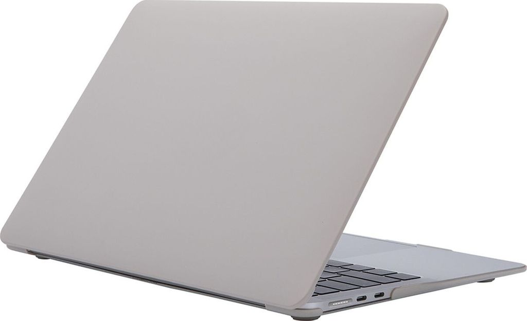Mobigear Cream Matte MacBook Air 15 Zoll (2023-2025) Hardcase Hülle MacBook Case - Grau - Model A2941 / A3114 / A3241