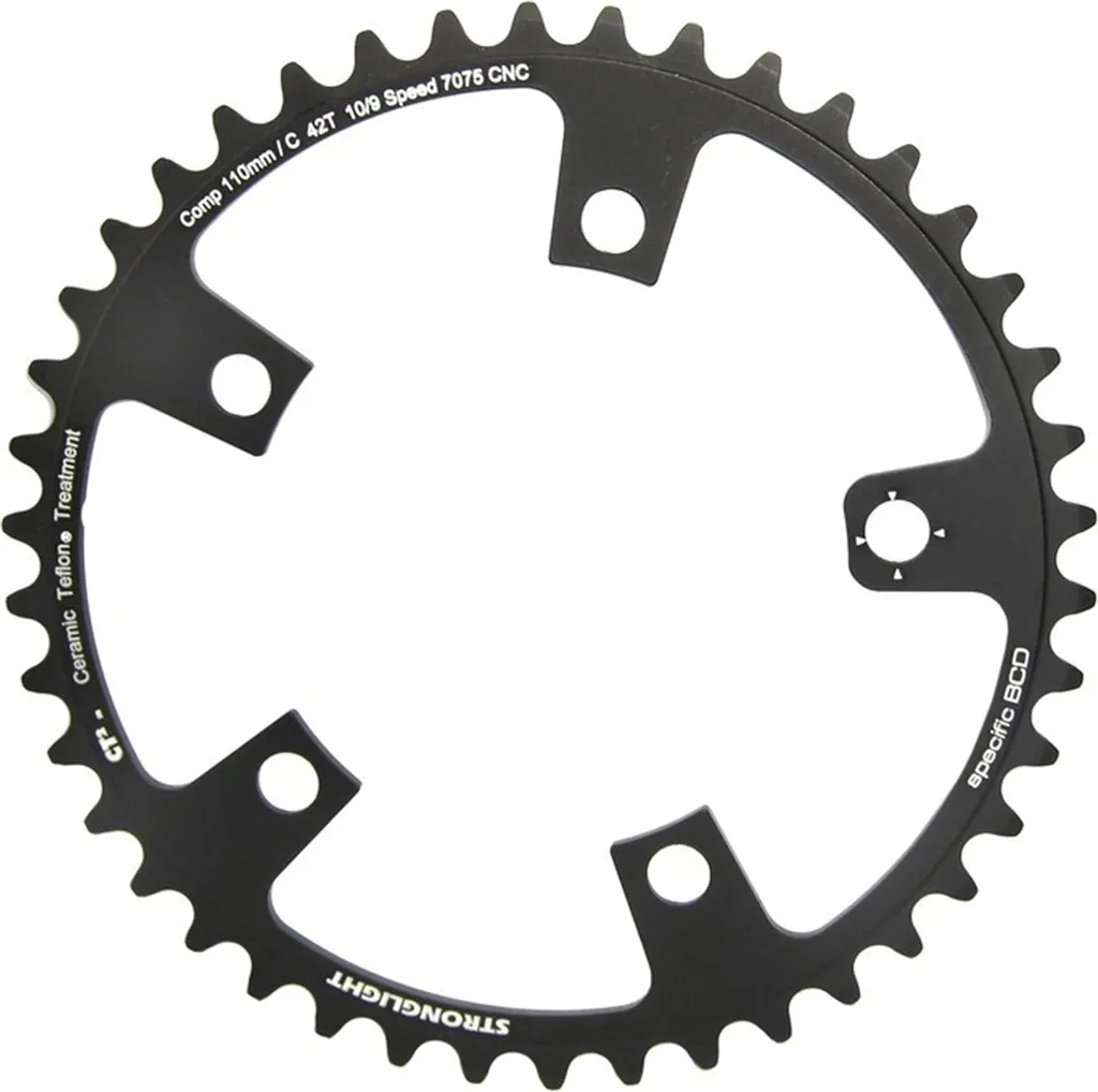 Stronglight 273566 Plateau Type 110 C Intérieur 42 Dents Noir CT² 10V