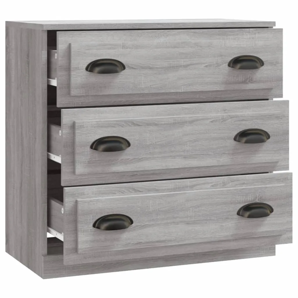 vidaXL Credenza Grigio Sonoma 70x35,5x67,5 cm Materiale in legno - 3