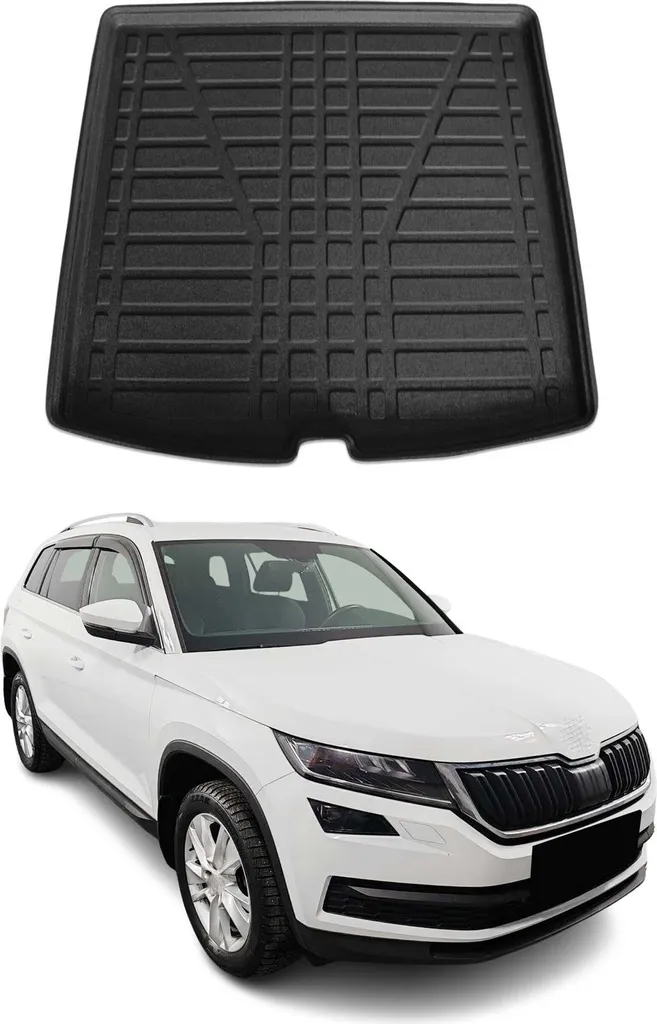 Vasca Protezione Baule Skoda Kodiaq | Gomma TPE Inodore per Famiglie