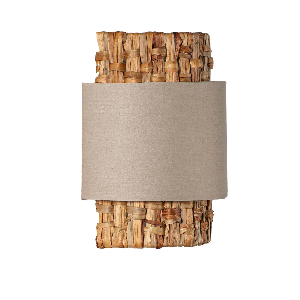 Applique Parete Rattan Beige VÉLA E27 Stile Boho Chic - Prezzo Speciale - 2