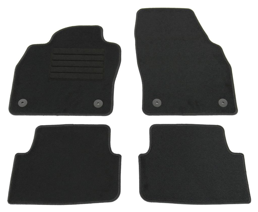 AD Tuning Fußmatten Set 4-teilig Für VW Caddy Maxi Life - 100% Passform | Rutschfeste Autoteppiche