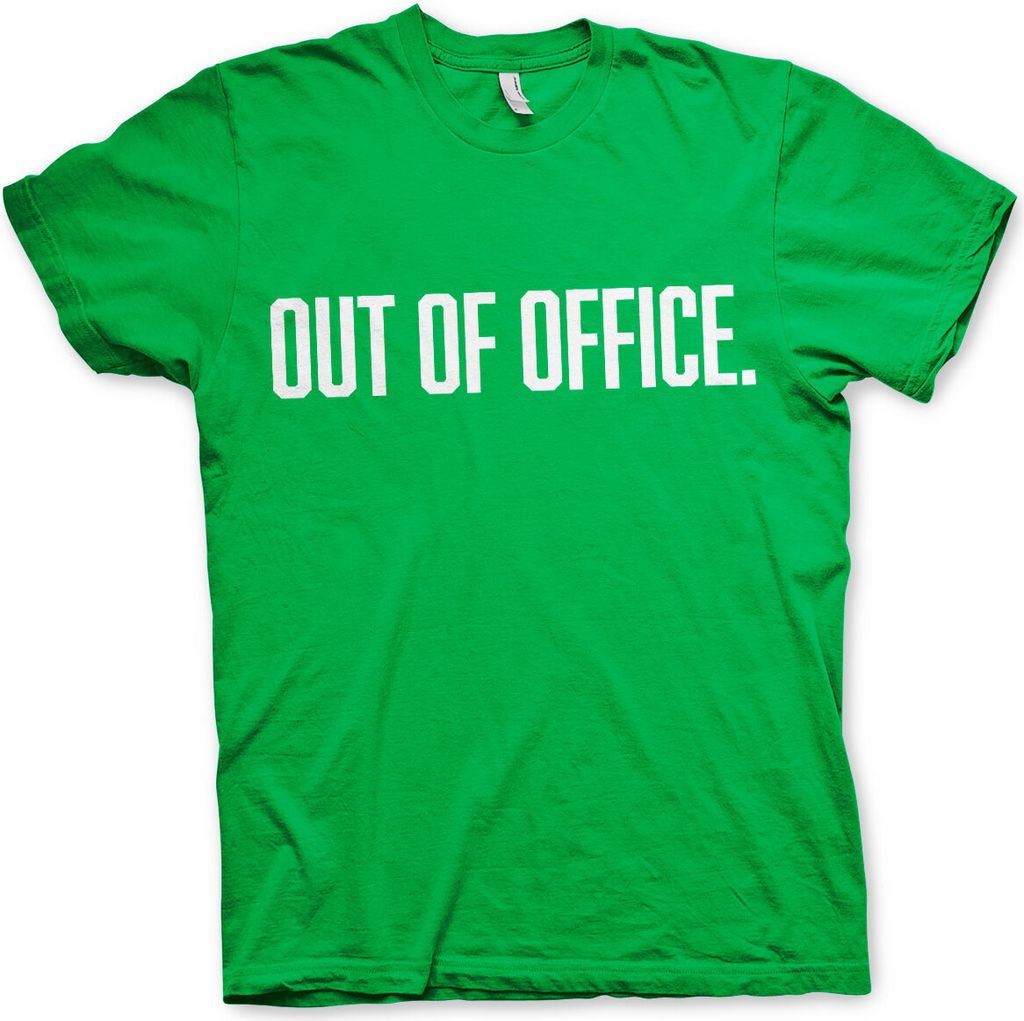 OUT OF OFFICE T-Shirt - Medium - Green